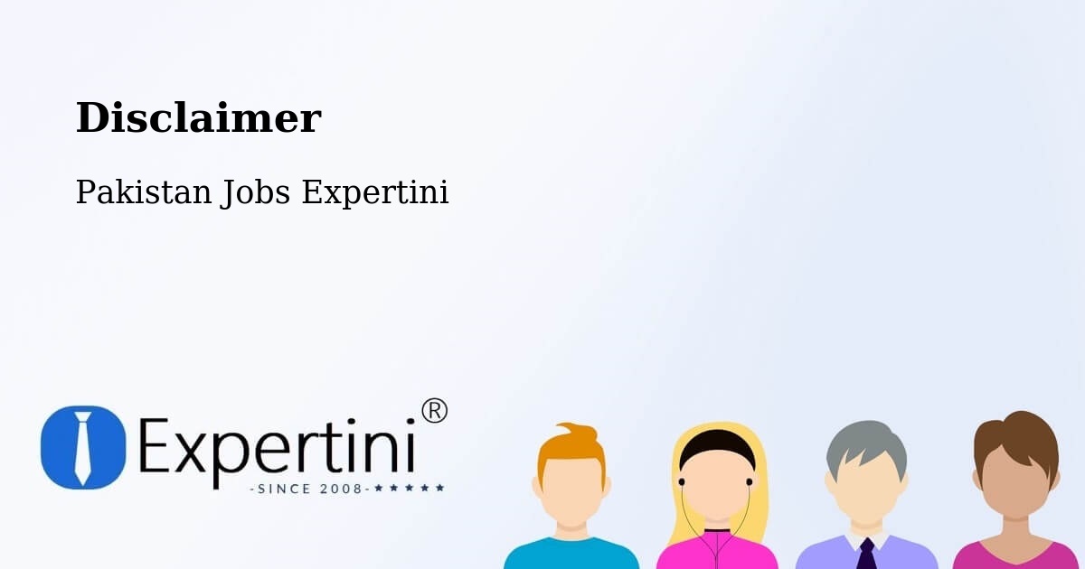 Disclaimer – Nushki - Pakistan Jobs Expertini